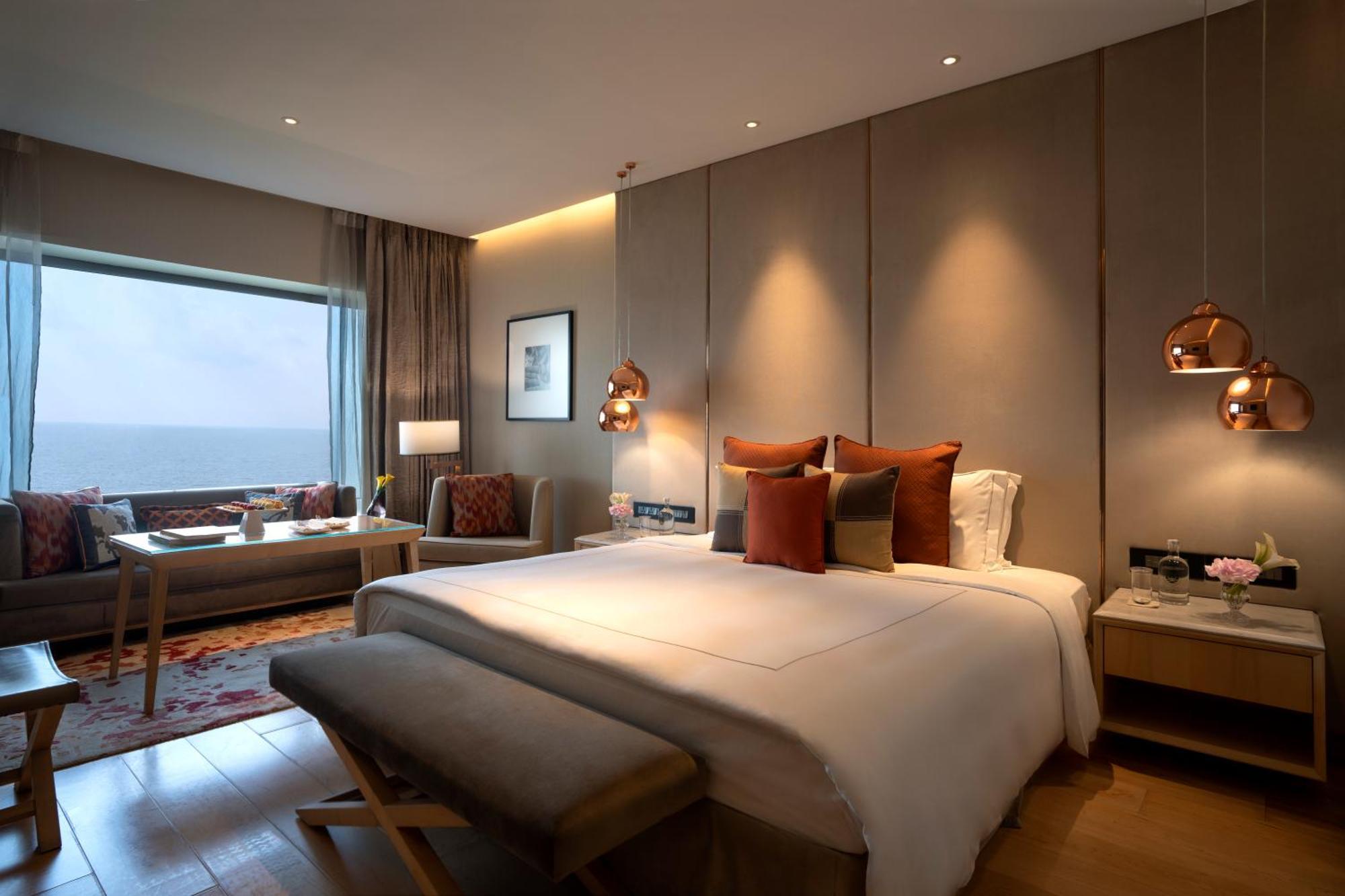 Taj Lands End Hotel Mumbai Exterior photo A bedroom at the hotel