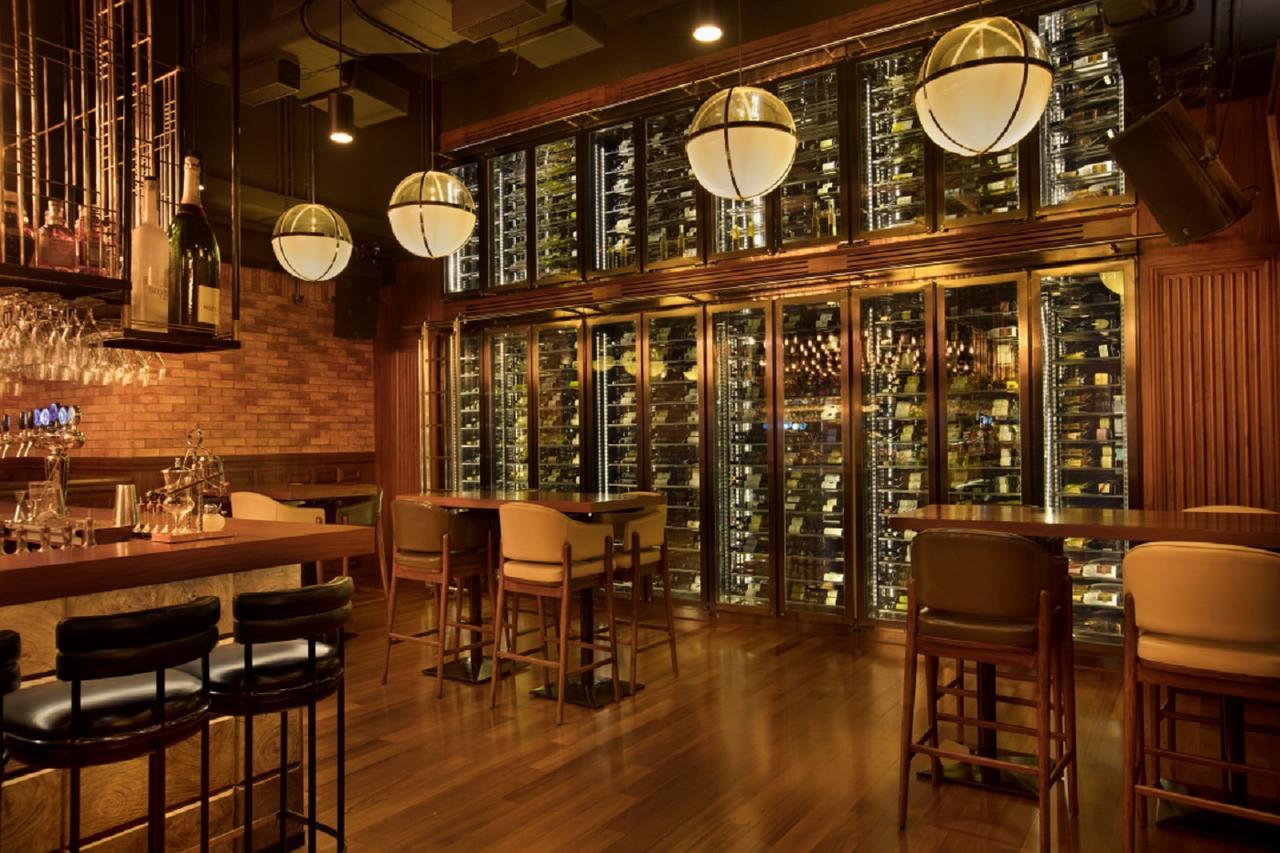 Taj Lands End Hotel Mumbai Exterior photo The wine bar at the Mandarin Oriental, Hong Kong
